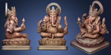 3D model Ganesh Sculpute (STL)